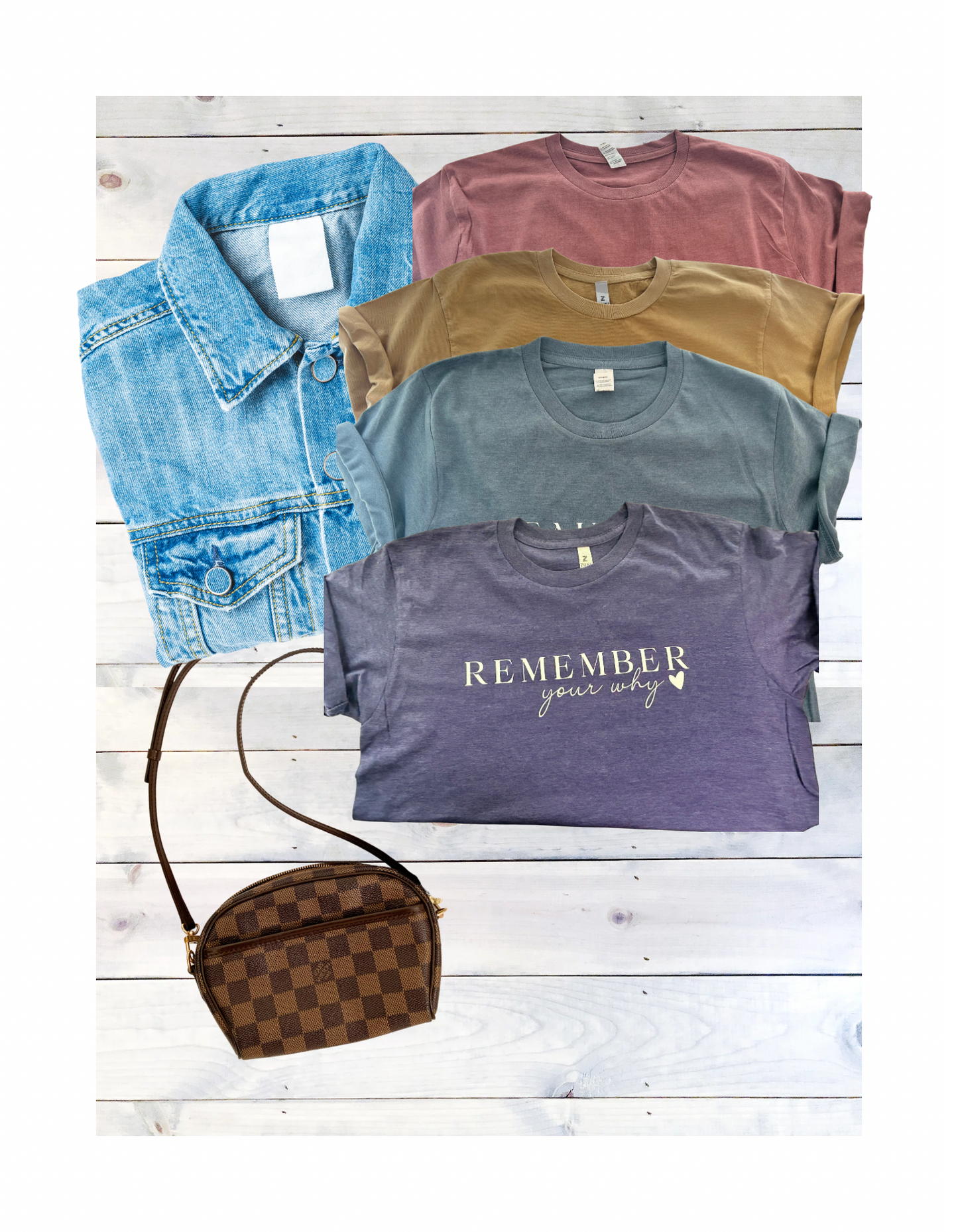 Rememver Your Why graphic womens t-shirt