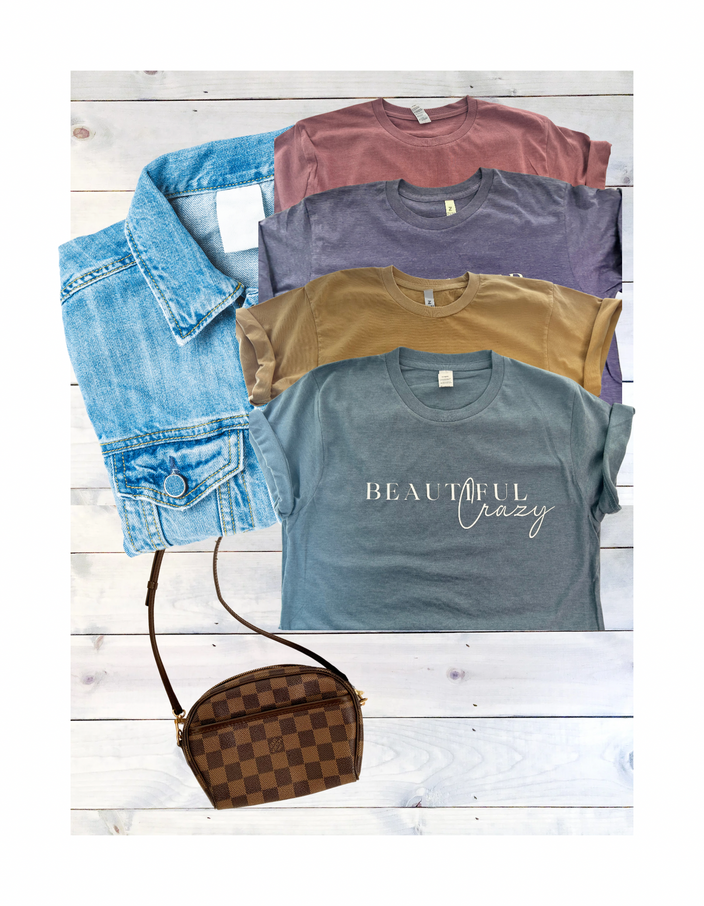 Beautiful Crazy graphic womens t-shirt