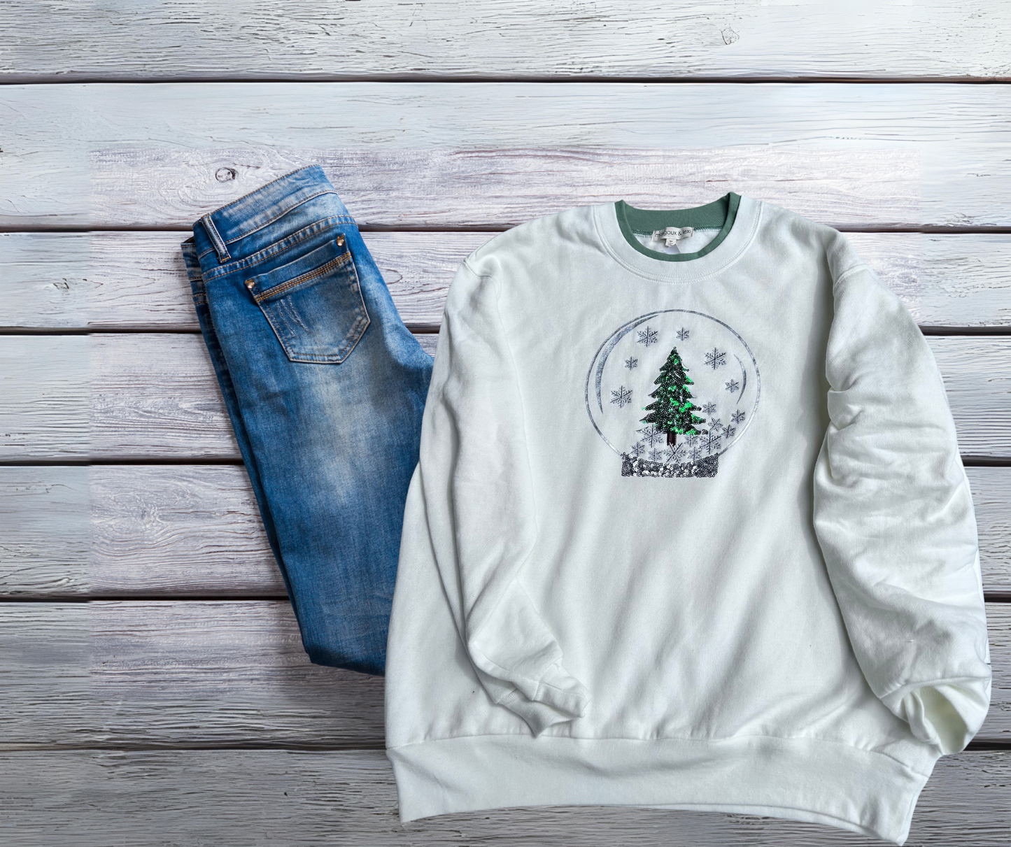 Christmas Tree Sequence Sweatshirt