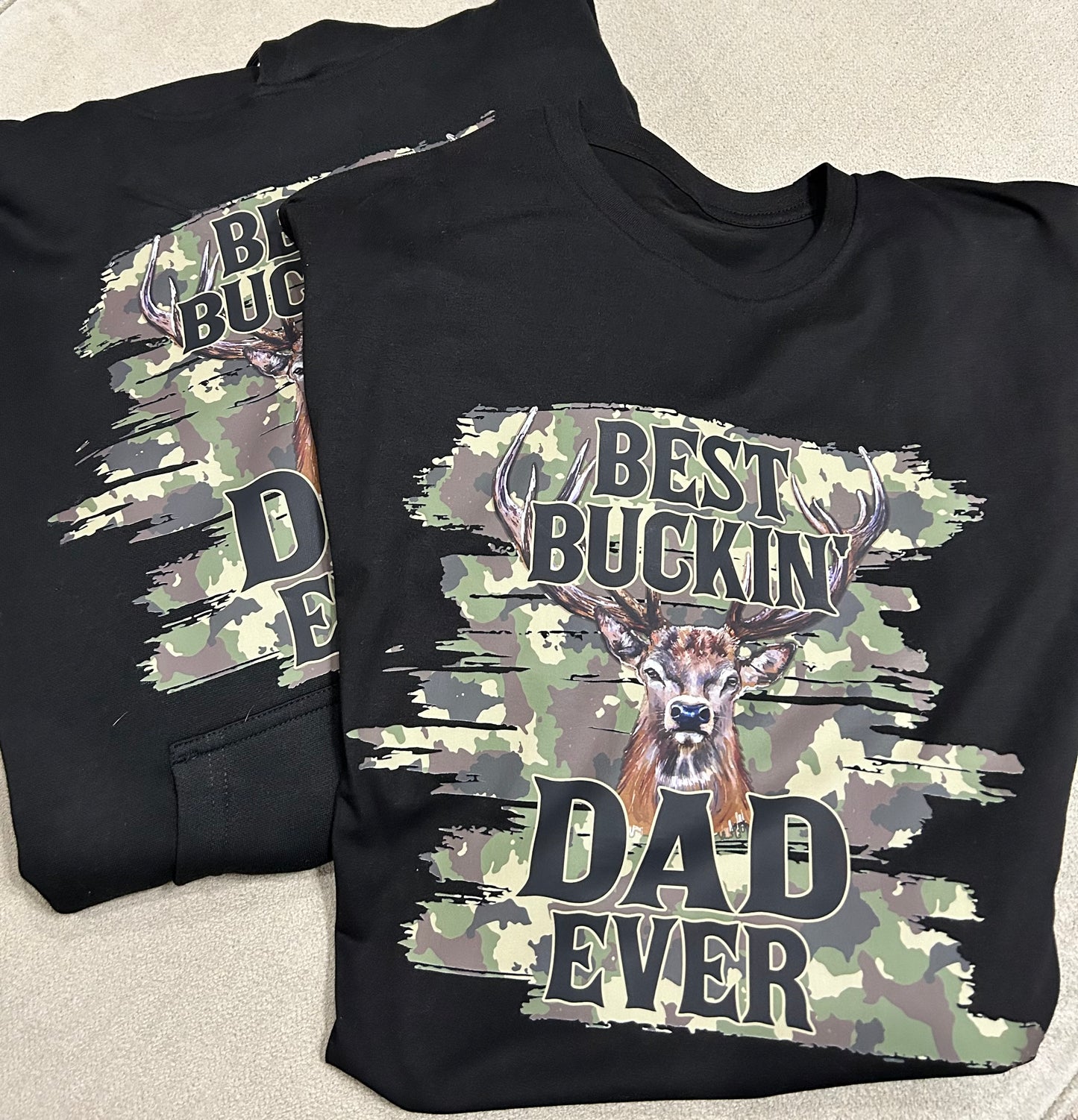 Best Buckin Dad Ever Deer Hunters T-Shirt