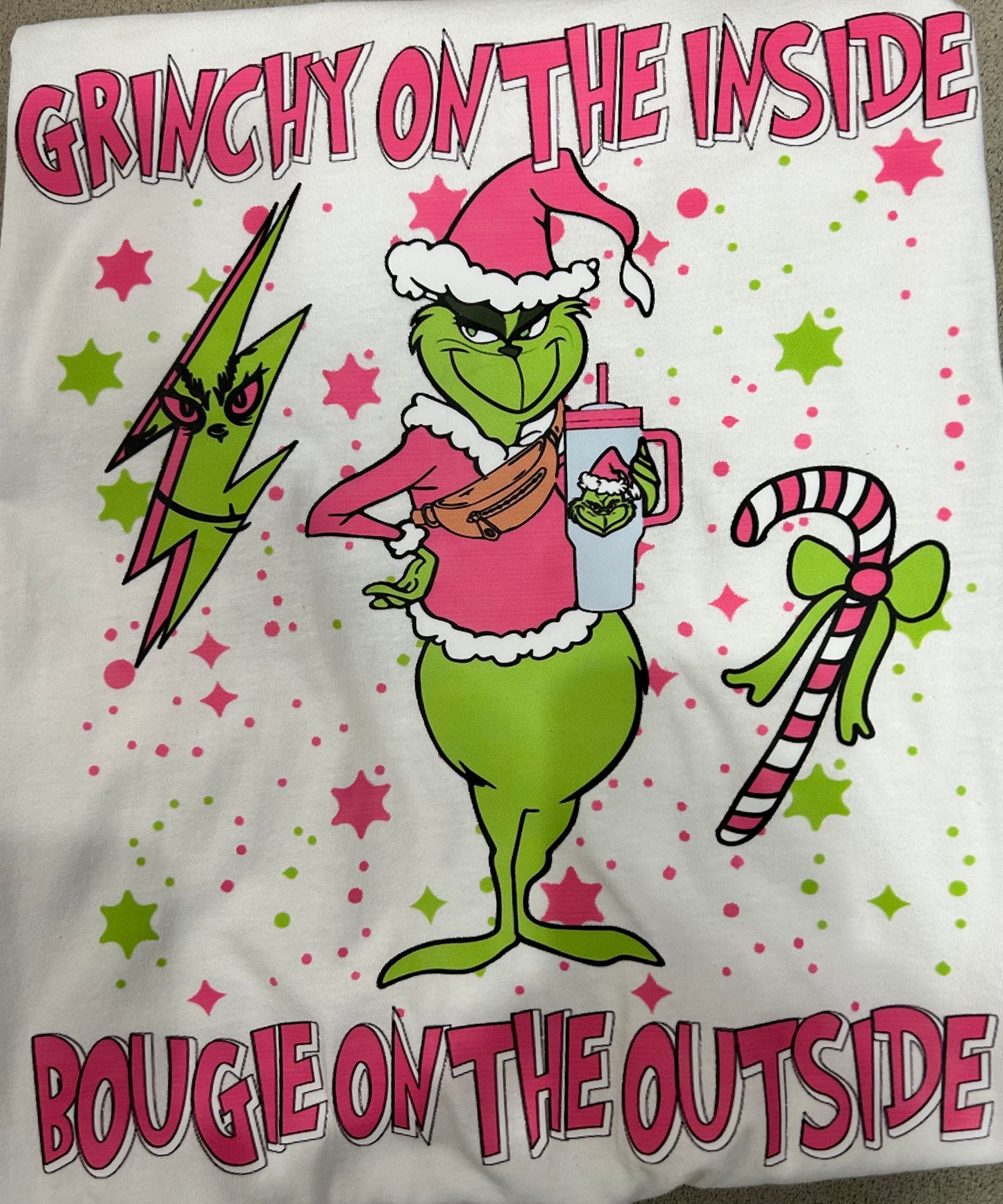 Grinchy on the Inside Graphic Tshirt