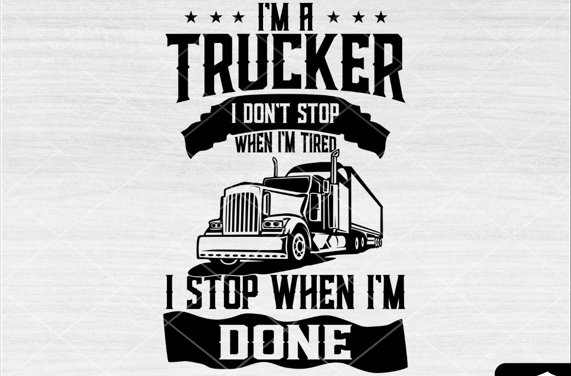 I'm a Trucker Short Sleeve T-shirt
